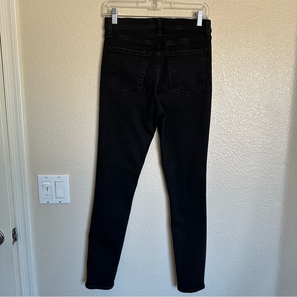 Abercrombie & Fitch Women's The Super Skinny Mid Rise Black Jeans - Picture 4 of 10